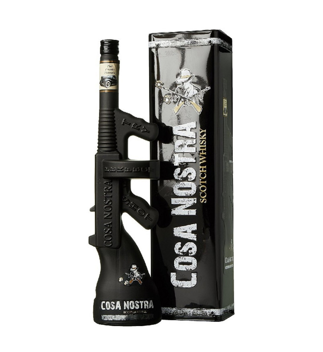 Cosa Nostra Tommy Gun Whiskey 0.7L Cutie